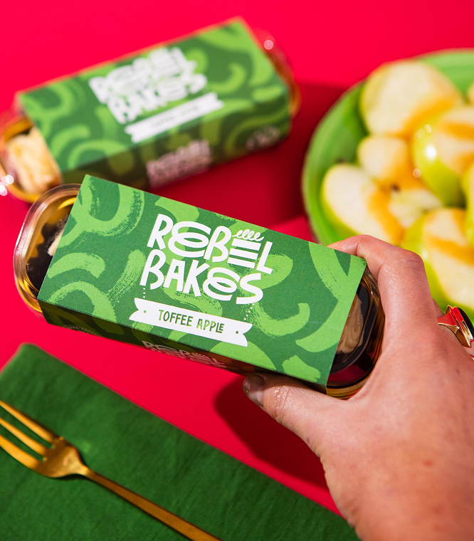 Mick-Mccabe-Stand-Tall-Design-Uk - design branding - packaging - digital -Rebel-baker-Packaging-Allergen-free